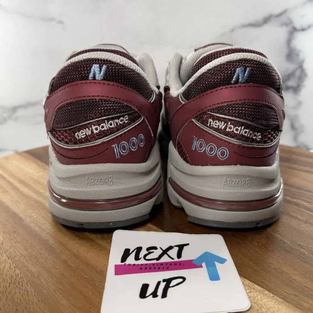 Men’s Size 11-New Balance 1000 ‘Monarch Burgundy’ Street Sneakers M1000Q nby